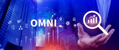 Omni Channel pazarlama kavramı, OMNI CHANNEL pazarlamanın dijital temsili, e-ticaret, dağıtım, sosyal medya pazarlaması, analitik, müşteri ilişkileri.