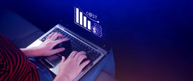 Maliyet azaltma kavramı, harcamalar ve tasarruf parası, iş stratejisi ve proje yönetimi, büyüme grafiği kalite kontrol, maliyet azaltma, verimli iş ve bütçe kesintileri.