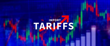 İthalat tarifeleri kavramı artırıyor, ekonomiyi artırmak için hükümet ithalat vergisi, endüstriyel büyüme vergisi, ithalat vergisi artışı, kalkınma için ticaret savaşı politikası