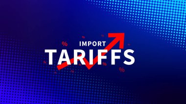 İthalat tarifeleri kavramı artırıyor, ekonomiyi artırmak için hükümet ithalat vergisi, endüstriyel büyüme vergisi, ithalat vergisi artışı, kalkınma için ticaret savaşı politikası