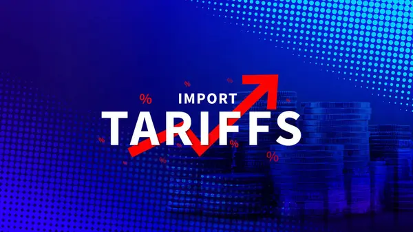 İthalat tarifeleri kavramı artırıyor, ekonomiyi artırmak için hükümet ithalat vergisi, endüstriyel büyüme vergisi, ithalat vergisi artışı, kalkınma için ticaret savaşı politikası