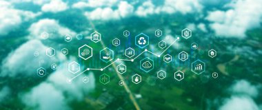 Çevresel teknoloji kavramı, sürdürülebilir kalkınma hedefleri, SDG 'ler, Yeşil teknoloji, sürdürülebilir toplum kavramı. Çevre teknolojisi.