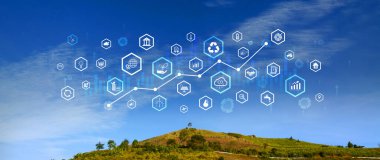 Çevresel teknoloji kavramı, sürdürülebilir kalkınma hedefleri, SDG 'ler, Yeşil teknoloji, sürdürülebilir toplum kavramı. Çevre teknolojisi.