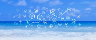 Çevresel teknoloji kavramı, sürdürülebilir kalkınma hedefleri, SDG 'ler, Yeşil teknoloji, sürdürülebilir toplum kavramı. Çevre teknolojisi.