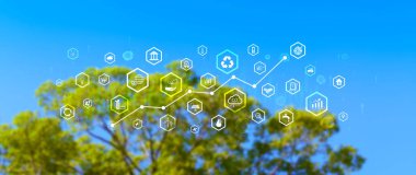 Çevresel teknoloji kavramı, sürdürülebilir kalkınma hedefleri, SDG 'ler, Yeşil teknoloji, sürdürülebilir toplum kavramı. Çevre teknolojisi.