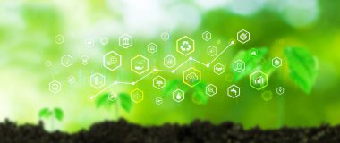 Çevresel teknoloji kavramı, sürdürülebilir kalkınma hedefleri, SDG 'ler, Yeşil teknoloji, sürdürülebilir toplum kavramı. Çevre teknolojisi.