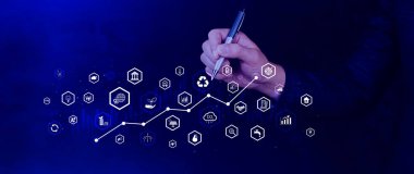 Çevresel teknoloji kavramı, sürdürülebilir kalkınma hedefleri, SDG 'ler, Yeşil teknoloji, sürdürülebilir toplum kavramı. Çevre teknolojisi.