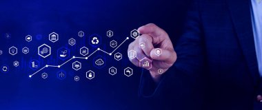 Çevresel teknoloji kavramı, sürdürülebilir kalkınma hedefleri, SDG 'ler, Yeşil teknoloji, sürdürülebilir toplum kavramı. Çevre teknolojisi.