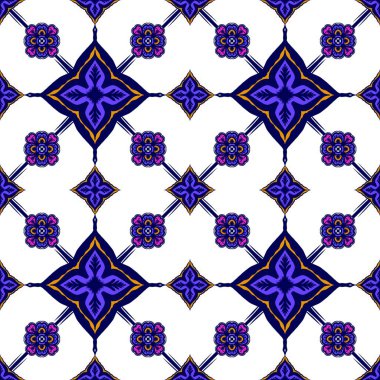 Ikat geometrik folklor süsü, kabile etnik dokusu. Aztek tarzında kusursuz çizgili desen, şekil nakış, İskandinav deseni, Ikat deseni.