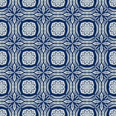Ikat geometrik folklor süsü, kabile etnik dokusu. Aztek tarzında kusursuz çizgili desen, şekil nakış, İskandinav deseni, Ikat deseni.