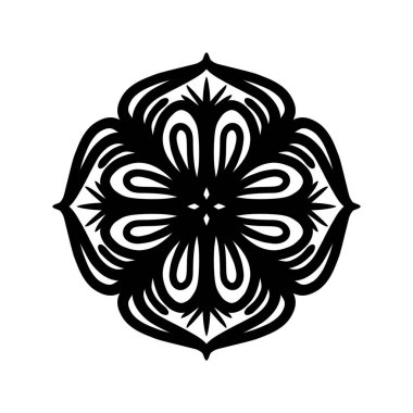 Boyama kitabı için Mandalas. Henna, Mehndi, dövmeler, dekoratif süsler için dekoratif yuvarlak süsler. Doğu deseni, Mandala desenleri. Dokuma tasarımı ögeleri.