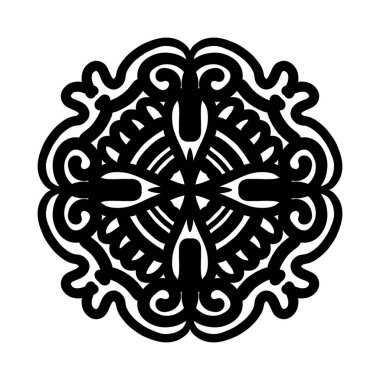 Boyama kitabı için Mandalas. Henna, Mehndi, dövmeler, dekoratif süsler için dekoratif yuvarlak süsler. Doğu deseni, Mandala desenleri. Dokuma tasarımı ögeleri.