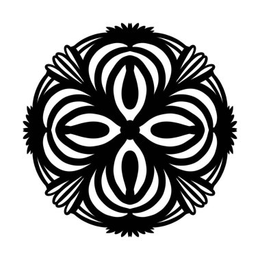 Boyama kitabı için Mandalas. Henna, Mehndi, dövmeler, dekoratif süsler için dekoratif yuvarlak süsler. Doğu deseni, Mandala desenleri. Dokuma tasarımı ögeleri.