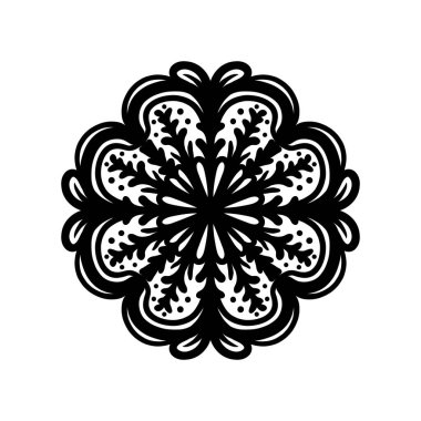 Boyama kitabı için Mandalas. Henna, Mehndi, dövmeler, dekoratif süsler için dekoratif yuvarlak süsler. Doğu deseni, Mandala desenleri. Dokuma tasarımı ögeleri.