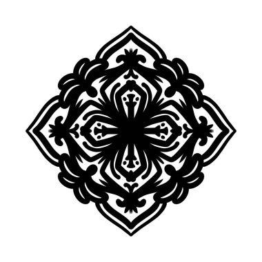 Boyama kitabı için Mandalas. Henna, Mehndi, dövmeler, dekoratif süsler için dekoratif yuvarlak süsler. Doğu deseni, Mandala desenleri. Dokuma tasarımı ögeleri.