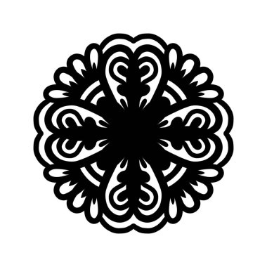 Boyama kitabı için Mandalas. Henna, Mehndi, dövmeler, dekoratif süsler için dekoratif yuvarlak süsler. Doğu deseni, Mandala desenleri. Dokuma tasarımı ögeleri.
