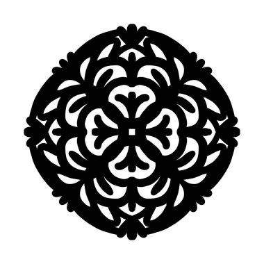 Boyama kitabı için Mandalas. Henna, Mehndi, dövmeler, dekoratif süsler için dekoratif yuvarlak süsler. Doğu deseni, Mandala desenleri. Dokuma tasarımı ögeleri.