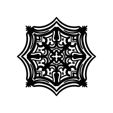 Boyama kitabı için Mandalas. Henna, Mehndi, dövmeler, dekoratif süsler için dekoratif yuvarlak süsler. Doğu deseni, Mandala desenleri. Dokuma tasarımı ögeleri.