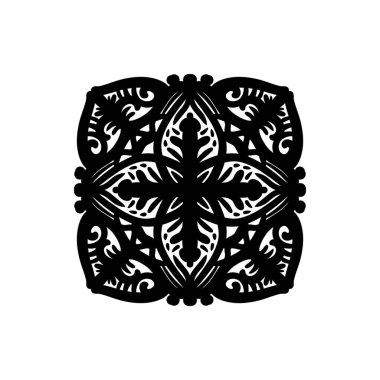 Boyama kitabı için Mandalas. Henna, Mehndi, dövmeler, dekoratif süsler için dekoratif yuvarlak süsler. Doğu deseni, Mandala desenleri. Dokuma tasarımı ögeleri.