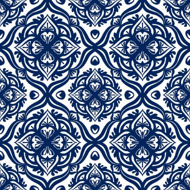 Kusursuz geometrik folklor süsü, kabile etnik dokusu. Aztek tarzında kusursuz çizgili desen, şekil nakış, İskandinav deseni, Ikat deseni.