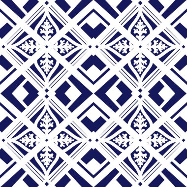 Kusursuz geometrik folklor süsü, kabile etnik dokusu. Aztek tarzında kusursuz çizgili desen, şekil nakış, İskandinav deseni, Ikat deseni.