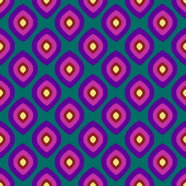 Ikat geometrik folklor süsü, kabile etnik dokusu. Aztek tarzında kusursuz çizgili desen, şekil nakış, İskandinav deseni, Ikat deseni.