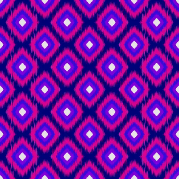 Ikat geometrik folklor süsü. Kabile etnik yapısı. Aztek tarzında kusursuz çizgili desen. Şekil kabile nakışı. Hint, İskandinav, Çingene, Meksikalı, halk modeli..