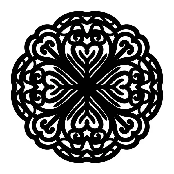 Boyama kitabı için Mandalas. Henna, Mehndi, dövmeler, dekoratif süsler için dekoratif yuvarlak süsler. Doğu deseni, Mandala desenleri. Dokuma tasarımı ögeleri.