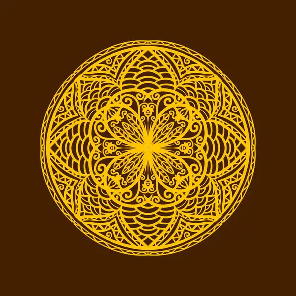 Boyama kitabı için Mandalas. Süslü, yuvarlak süsler. Alışılmadık bir çiçek şekli. Doğu deseni, illüstrasyon, mandala desenleri. Tasarım elementleri. Boyama kitabı sayfası
