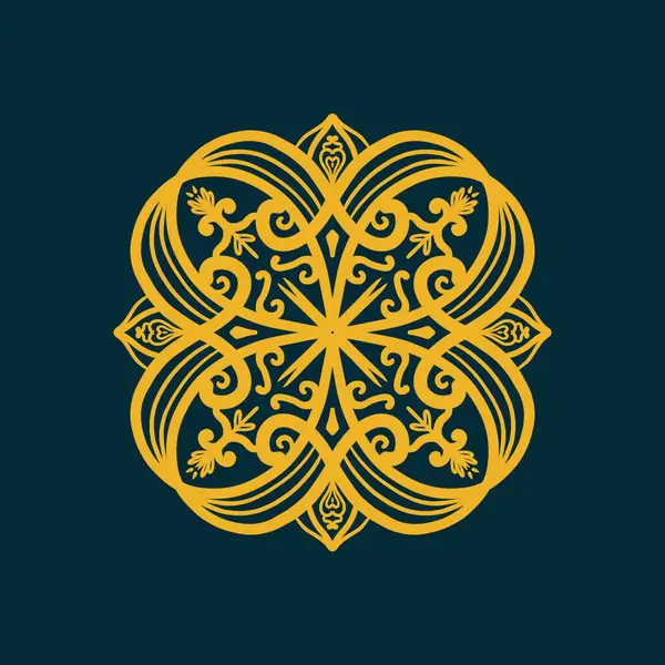 Boyama kitabı için Mandalas. Süslü, yuvarlak süsler. Alışılmadık bir çiçek şekli. Doğu deseni, illüstrasyon, mandala desenleri. Tasarım elementleri. Boyama kitabı sayfası