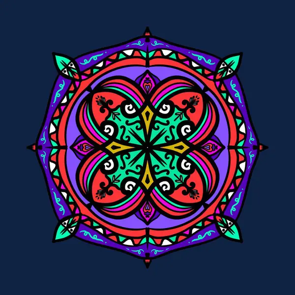 Boyama kitabı için Mandalas. Süslü, yuvarlak süsler. Alışılmadık bir çiçek şekli. Doğu deseni, illüstrasyon, mandala desenleri. Tasarım elementleri. Boyama kitabı sayfası