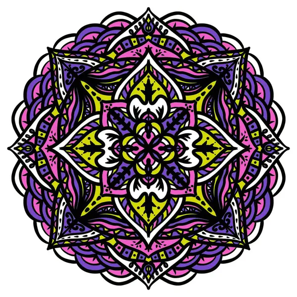 Boyama kitabı için Mandalas. Dekoratif yuvarlak süsler. Doğu deseni, illüstrasyon, mandala desenleri. Tasarım elementleri. Boyama kitabı sayfası
