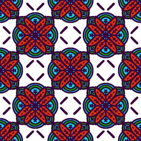 Retro geometrik desen tekrarlanıyor. Kumaş izi. Damask tarzı, kusursuz arkaplan, mozaik süs, klasik tarz. Kumaşlardaki parmak izleri için tasarım