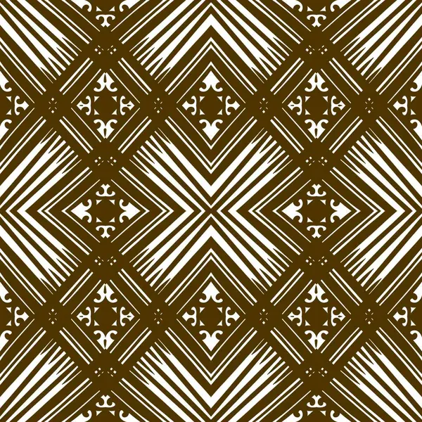 Retro geometrik desen tekrarlanıyor. Kumaş izi. Damask tarzı, kusursuz arkaplan, mozaik süs, klasik tarz. Kumaşlardaki parmak izleri için tasarım