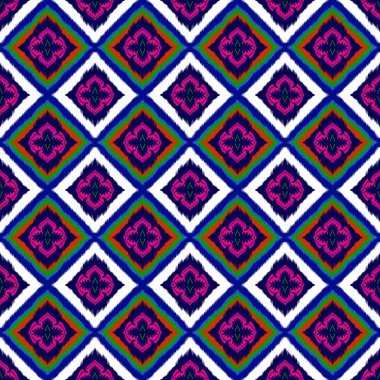 Kusursuz geometrik folklor süsü, kabile etnik dokusu. Aztek tarzında kusursuz çizgili desen, şekil nakış, İskandinav deseni, Ikat deseni.