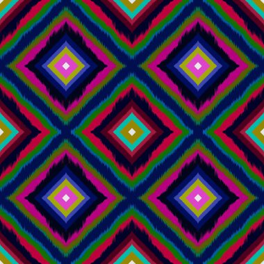 Kusursuz geometrik folklor süsü, kabile etnik dokusu. Aztek tarzında kusursuz çizgili desen, şekil nakış, İskandinav deseni, Ikat deseni.