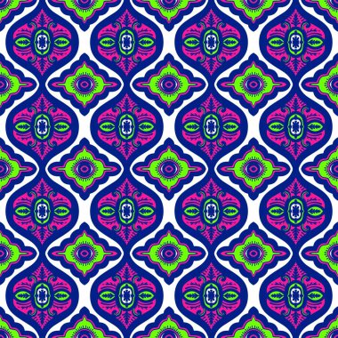 Kusursuz geometrik folklor süsü, kabile etnik dokusu. Aztek tarzında kusursuz çizgili desen, şekil nakış, İskandinav deseni, Ikat deseni.