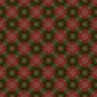 Mandala, klasik dekoratif elementler, renkli kabile süslerine sahip etnik mandala, İslam, Türkçe, Arapça, Hint, sedirli desenli, kumaş ya da kağıt üzerine basılmaya uygun desenler..