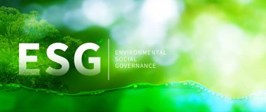 ESG Çevresel Sosyal ve Yönetim Yatırım Konsepti, İş Sürdürülebilir ve Etik Yatırım Stratejisi Konsepti, Yeşil Dünya Çevre Konsepti