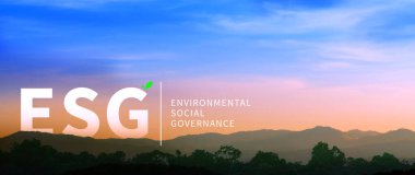 ESG Çevresel Sosyal ve Yönetim Yatırım Konsepti, İş Sürdürülebilir ve Etik Yatırım Stratejisi Konsepti, Yeşil Dünya Çevre Konsepti