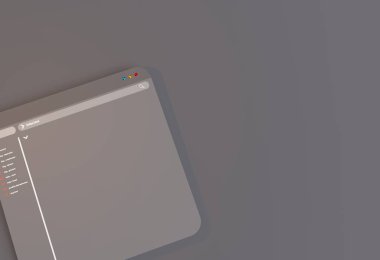  3D bilgisayar Al Chatbot Web UI / UX. - Evet. SOFTWARE ai programlama algoritmaları. 3B resimleme