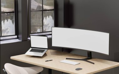 3D Resimli Bilgisayar Masaüstü Bilgisayarı, SEO Veri Analizi Web AI UX, KPI Ölçüm Progamlama 