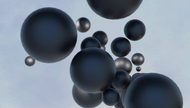 Uçuşta Zarafet: 3D Yapılandırılmış Balon Soyut Arkaplan Renkli Duvar Kağıdı