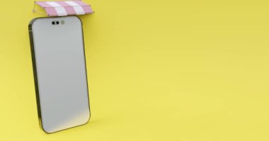 boş bir ekran ile cep telefonu