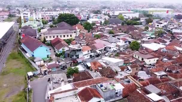 Video Měst Asii Indonésie Ukazuje Vesnice Místa — Stock video