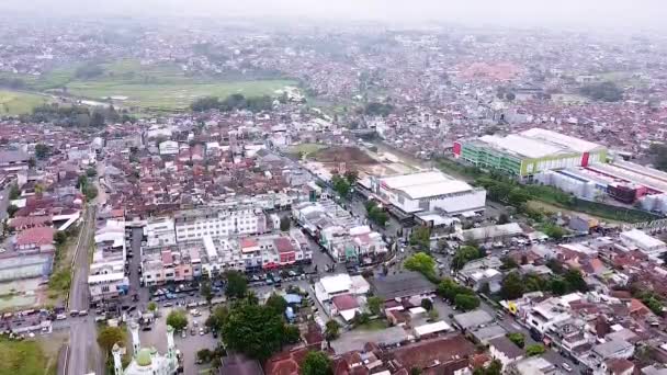 Video Měst Asii Indonésie Ukazuje Vesnice Místa — Stock video