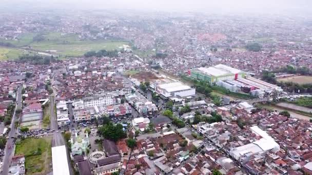 Video Städer Asien Indonesien Visar Byar Och Platser — Stockvideo