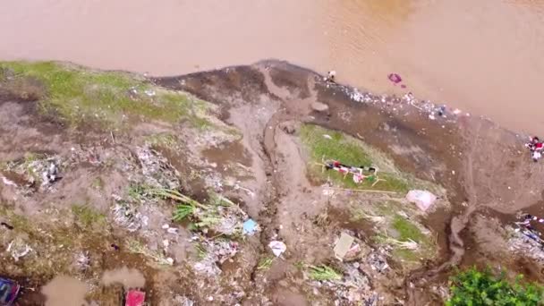 Villages Asie Montrant Des Vidéos Drones Des Zones Résidentielles Dessus — Video