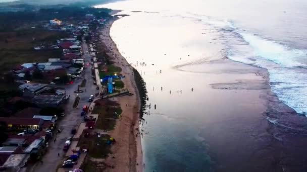 Vista Bella Del Mar Asiano Alam Drone Video — Video Stock