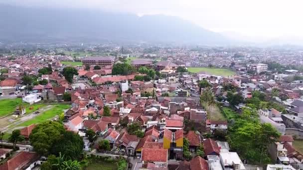 Güzel Doğal Asya Kırsalında Insansız Hava Araçları Olan Doğal Manzaralar — Stok video